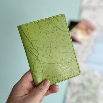 City Map Personalised Passport Cover Holder, 8 of 9