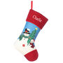 Personalised Children's Snowman Christmas Stocking, thumbnail 3 of 6