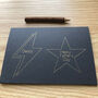 Personalised Father's Day Lightning Bolt And Star Card, thumbnail 7 of 7