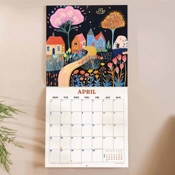 2027 Wall Calendar | Folk Art Plantscapes, 2 of 4
