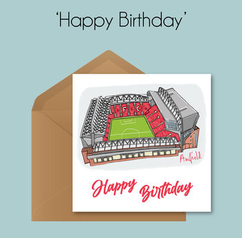 Liverpool Fc Personalised Birthday Card, 3 of 5