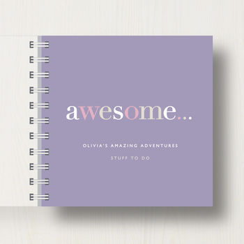 Personalised 'Awesome' Stuff To Do Small Notebook, 9 of 10