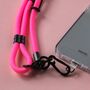 Pink Adjustable Phone Strap Universal Crossbody Rope Lanyard, thumbnail 2 of 3