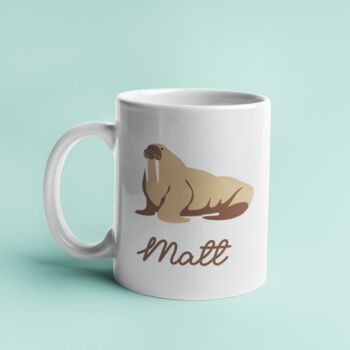 Walrus Personalised Mug, 2 of 3