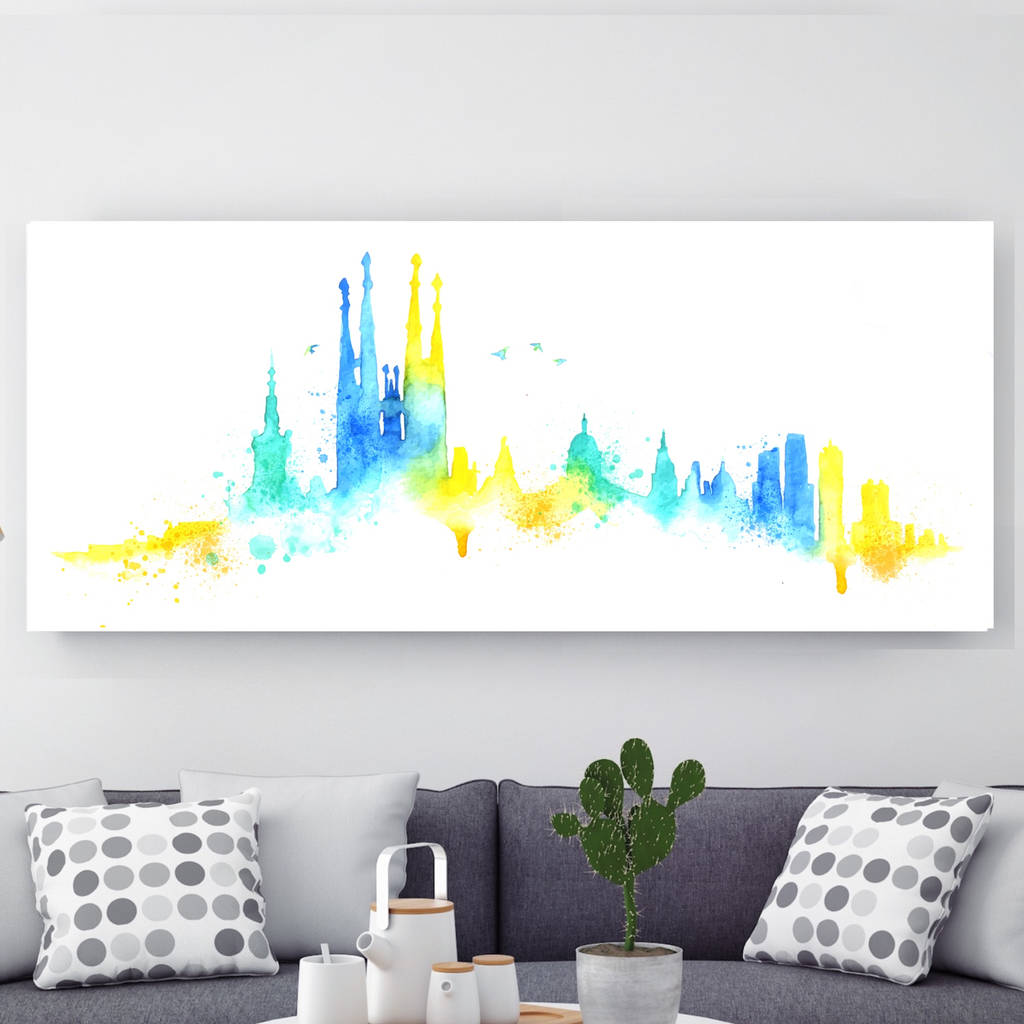 Barcelona, Canvas Art By Hoxton Art House