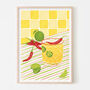Spicy Margarita Cocktail Art Print, thumbnail 1 of 4