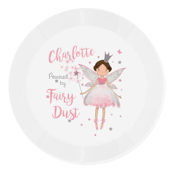 Personalised Fairy Princess Plastic Plate, 2 of 4