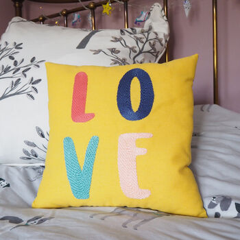 Handmade Love Cushion, 2 of 4