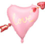 Foil Balloon Heart With Arrow, thumbnail 4 of 4
