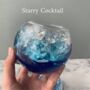 Personalised Starry Cocktail Lantern With Candle, thumbnail 3 of 4