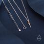 Sterling Silver Tiny Sword Pendant Necklace, thumbnail 5 of 12