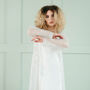 Gold Sequin Kimono | Wedding Cape | Long Sleeved Bridal Cover Up, thumbnail 10 of 11