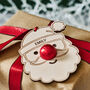 Personalised Santa Gift Tag And Bag Of Chocolate Noses, thumbnail 3 of 6