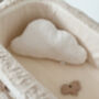 Teddy Cloud Cushion Set Neutral Nursery Decoration, thumbnail 4 of 4