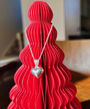 Sterling Silver Locket On Chain, 2 of 3