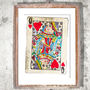 Queen Of Hearts Limited Edition Print, thumbnail 1 of 3