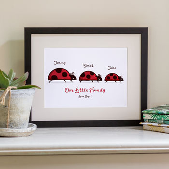 Ladybird Personalised Family Print, 4 of 8