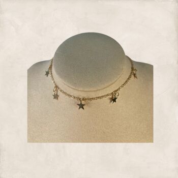 Small Star Choker Necklace, 3 of 3