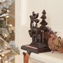 Traditional Cast Iron Christmas Stocking Holder, thumbnail 5 of 8