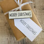 Large Merry Christmas Rubber Stamp For Crafting, thumbnail 1 of 6