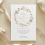 Pink Floral Personalised Baptism Invitation, thumbnail 1 of 6