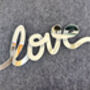 Love Sign Made From Silver Mirrored Acrylic, thumbnail 1 of 3