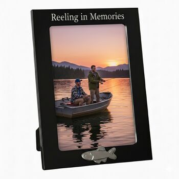 Personalised Fishing Photo Frame, 7 of 9