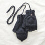 Fair Trade Knit Wool Lined Mitten Fingerless Gloves, thumbnail 9 of 11