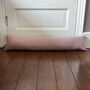 Sherpa Fluffy Sheep Door Draught Excluder Dusky Pink, thumbnail 3 of 4