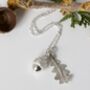 Oak Leaf And Acorn Solid Silver Nature Necklace, thumbnail 2 of 6