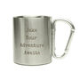 Personalised Message Stainless Steel Camping Mug, thumbnail 4 of 7