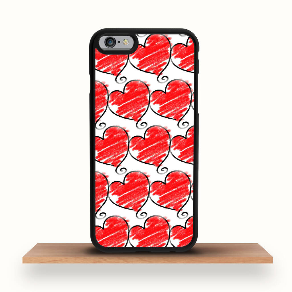 Red Heart iPhone Case By Crank