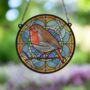 Robin Stained Glass Effect Suncatcher, thumbnail 3 of 7