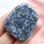 Brazilian Sodalite Smoothstone With Pouch | Crystal, thumbnail 3 of 7