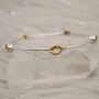 Citrine Sterling Silver Bangle Bracelet, thumbnail 1 of 6
