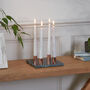 Contemporary Marble And Rose Gold Candle Holder, thumbnail 1 of 5