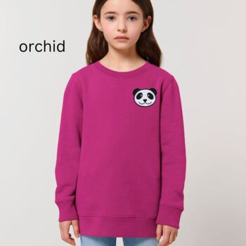 Childrens Organic Cotton Panda Sweatshirt, 4 of 12