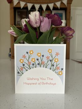 Wishing You The Happiest Of Birthdays Card, 2 of 2