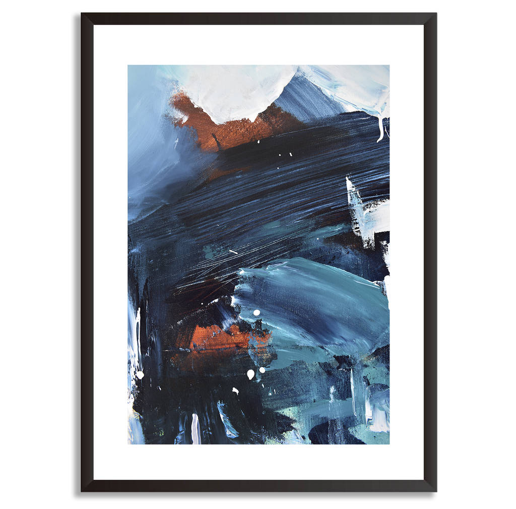 Modern Contemporary Framed Art Print By Abstract House