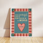 How Wonderful Life Is Nursery Print New Baby Gift, thumbnail 6 of 7