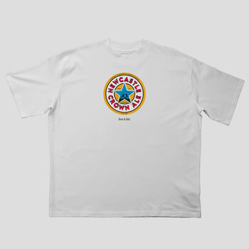 Newcastle Crown Ale League Cup Final Oversized T Shirt, 2 of 10