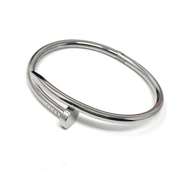 Stainless Steel Nail Bangle, 2 of 6