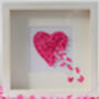 Valentine's Handmade 3D Framed Purple Butterfly Heart, thumbnail 6 of 9