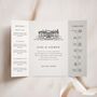 Custom Venue Drawing Gatefold Wedding Invitations, thumbnail 1 of 5