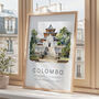 Sri Lanka Colombo City Travel Print, thumbnail 2 of 7