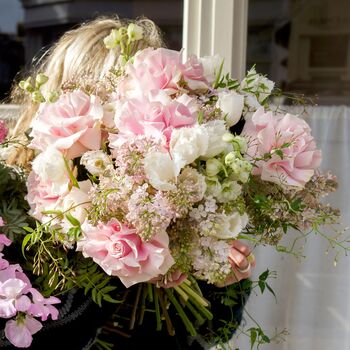 Vintage Blush Fresh Flower Bouquet, 3 of 3