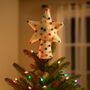 Handmade Felt Pompom Star Tree Topper, thumbnail 1 of 3
