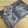 Light Purple And Pink Blanket Elephant Print Throw, thumbnail 3 of 5