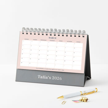 Personalised Original 2026 Desk Calendar, 2 of 7