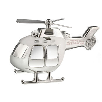 Christmas Helicopter Money Box – Personalised Gift, 4 of 4